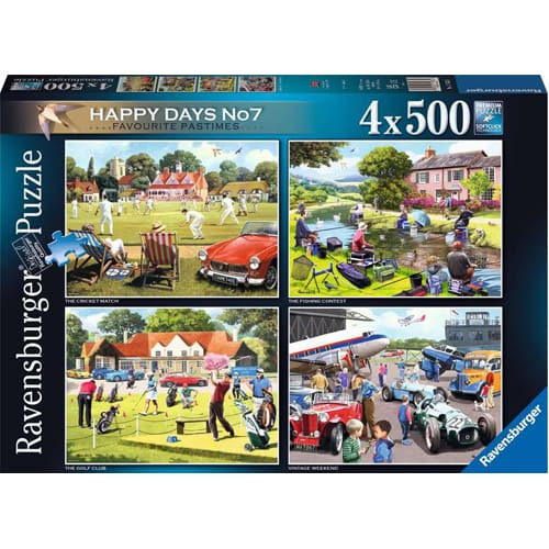 Happy Days No 7, Favourite Pastimes (4x 500 Pieces) Happy Days No 7, Favourite Pastimes (4x 500 Pieces)