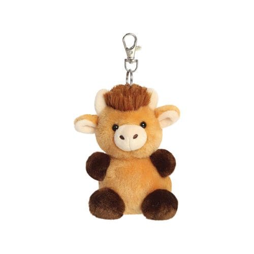 Palm Pals Hubert Highland Cow Clip-On 4In