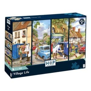 4 x 500 - Village Life 500 Piece Puzzle