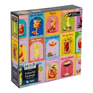 Colourful Cocktails 1000 Piece Puzzle