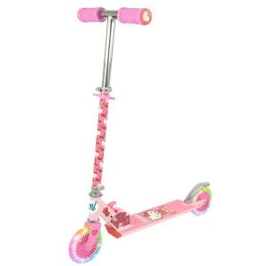 Hello Kitty Folding Inline Scooter with Light Up Wheels