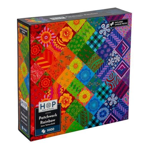 Patchwork Rainbow 1000 Piece Puzzle Patchwork Rainbow 1000 Piece Puzzle