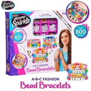 Shimmer 'N Sparkle Abc Fashion Bead Bracelet