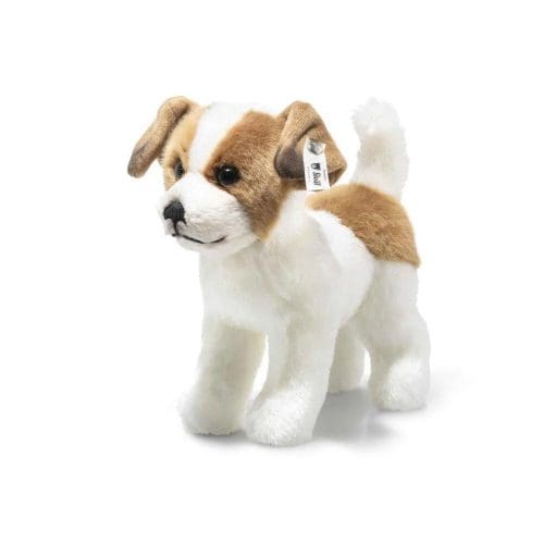 Terrie dog 17 white/brown standing
