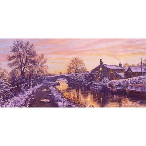 Winter on the Canal Puzzle (1000 Pieces) Winter on the Canal Puzzle (1000 Pieces)