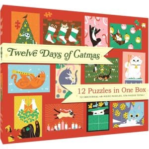 12 Puzzles in One Box: Twelve Days of Catmas
