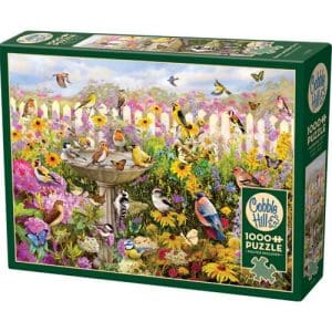 Backyard Bird Bath Puzzle (1000 Pieces)