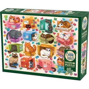 Cats v Puzzles Puzzle (1000 Pieces)
