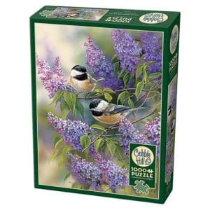 Chickadees and Lilacs Puzzle (1000 Pieces)
