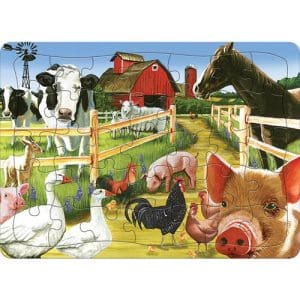 Cobble Hill: Farmyard Welcome Tray Puzzle (35 Pieces)