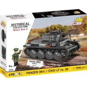 Cobi WWII 2666: Panzer 38(t) / (CKD) LT vz (690 Pieces)
