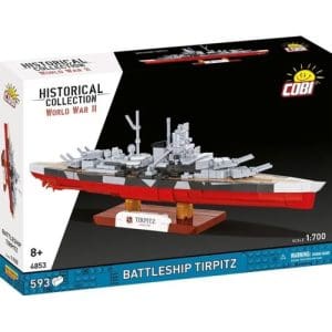 Cobi WWII 4853: Battleship Tirpitz Scale 1:700 (593 Pieces)