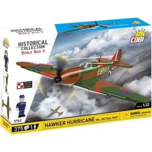 Cobi WWII 5762: Hawker Hurricane (no.302) (375 Pieces)