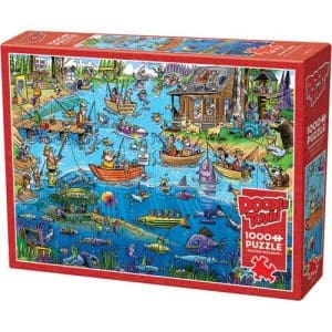 Doodletown: Gone Fishing Puzzle (1000 Pieces)