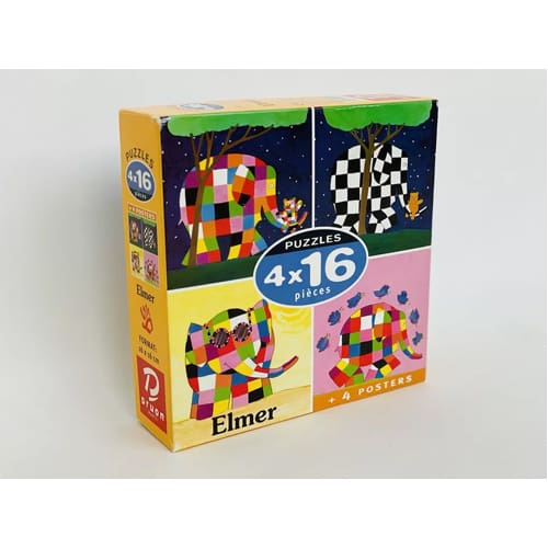 Elmer Puzzle 4 in a Box