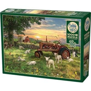 Field at Sunrise Puzzle (1000 Pieces)