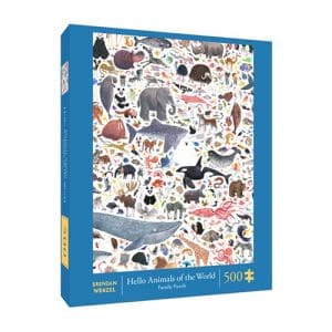 Hello Animals of the World 500-Piece Family Puzzle