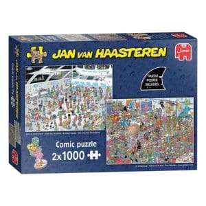 Jan van Haasteren - Give us Some Space & All Dressed Up (2x1000 pieces)