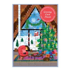 Joy Laforme Cozy Cabin Greeting Card Puzzle - Galison