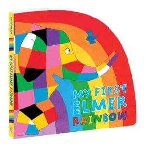 My First Elmer Rainbow Shaped Board Book