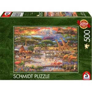 Paradise under Mount Kilimanjaro Puzzle (500 Pieces)