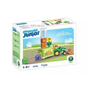 Playmobil: JUNIOR: Tractor with Load and Drop Planter