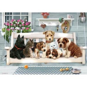 Porch Swing Buddies Puzzle (35 Pieces)