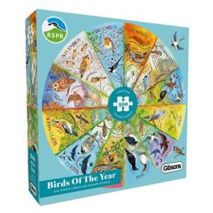 RSPB Birds of the Year 500 Piece Circular Puzzle