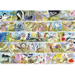 RSPB Birdsongs and Bluebells 1000 Piece Puzzle