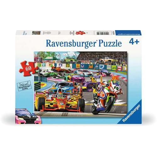 Racetrack Rally Puzzle (60 Pieces)