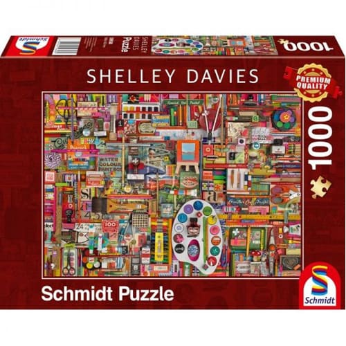 Shelley Davies: Vintage Art Supplies (1000 pieces) Shelley Davies: Vintage Art Supplies (1000 pieces)