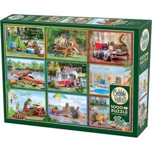 Squirells on Vacation Puzzle (1000 Pieces)