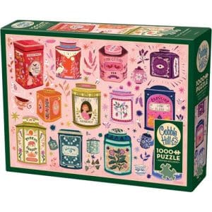 Tea Tin Treasures Puzzle (1000 Pieces)