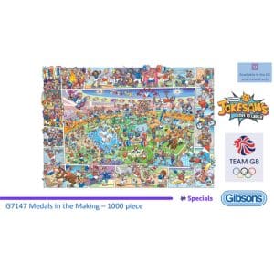 Team GB: Medals in the Making Puzzle (1000 Pieces)