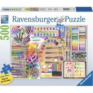 The Artist's Palette Puzzle (500 Pieces) Large Format