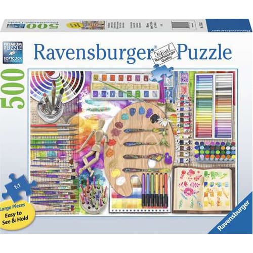 The Artist's Palette Puzzle (500 Pieces) Large Format