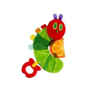 The Very Hungry Caterpillar Crinkle toy with orange slice