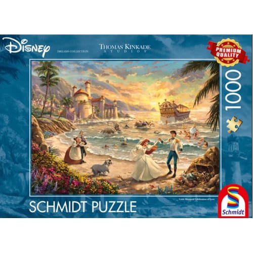 Thomas Kinkade: Disney The Little Mermaid Celebration of Love (1000pc) Thomas Kinkade: Disney The Little Mermaid Celebration of Love (1000pc)