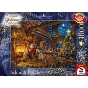 Thomas Kinkade: Santa Claus and his Elves Puzzle (1000 Pieces)