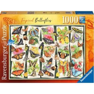 Tropical Butterflies Puzzle (1000 Pieces)