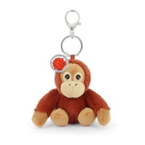 12cm Keeleco Bag Charm Orangutan