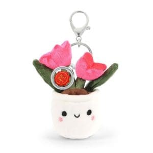12cm Keeleco Bag Charm Tulip