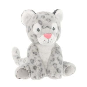 25cm Keeleco Baby Snuggles Snow Leopard
