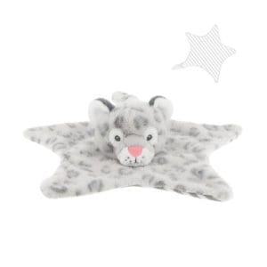 32cm Keeleco Baby Snuggles Snow Leopard