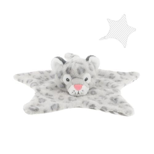 32cm Keeleco Baby Snuggles Snow Leopard