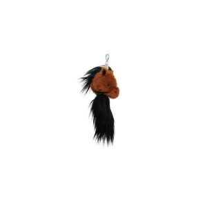 One Love Carly Horse Dark Brown & Black Bag Charm