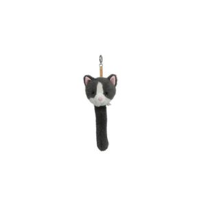 One Love Misty Scout Cat Grey & White Bag Charm