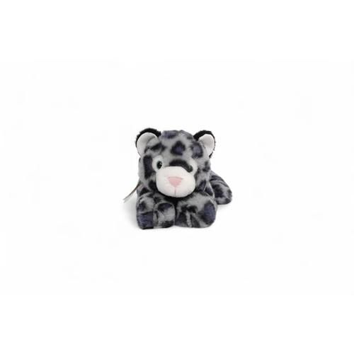 One Love Sky Snow Leopard Grey & White Plush