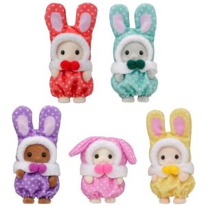 Sylvanian Families: Colourful Baby Bunny Costume - 40th Anniversary Blind Bag