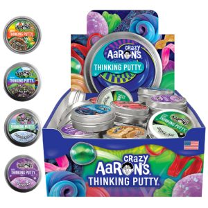 Crazy Aaron's Thinking Putty Mini Tins (Assorted 4)